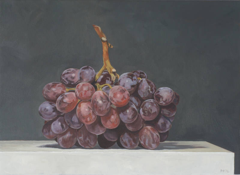 Michael O’Leary - Red Grapes on Plinth 